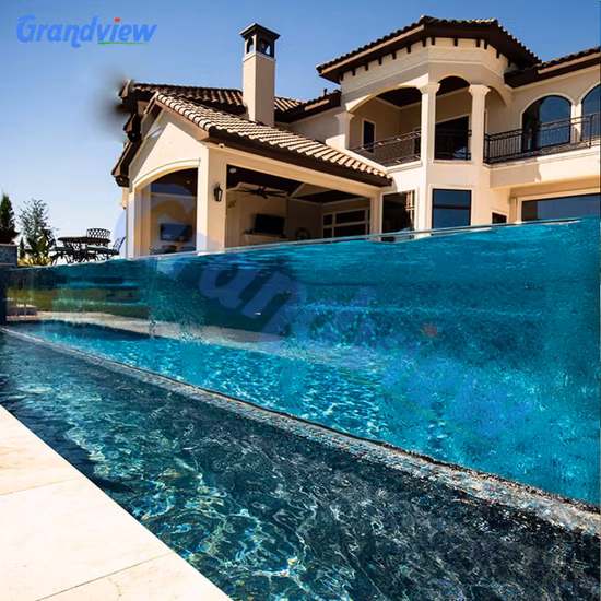 China Outdoor Large Swimming Pool Acryl, dicke transparente Acrylplatte für Pools